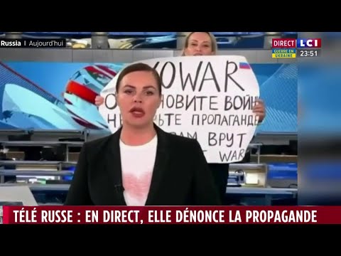 T&eacute;l&eacute; Russe : en direct, elle d&eacute;nonce la propagande