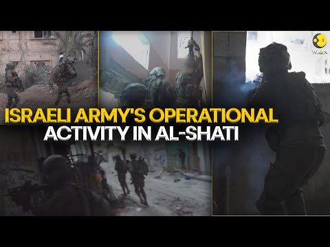 Israel War: Israeli army releases footage of its Operational activity in Al-Shati I WION Original