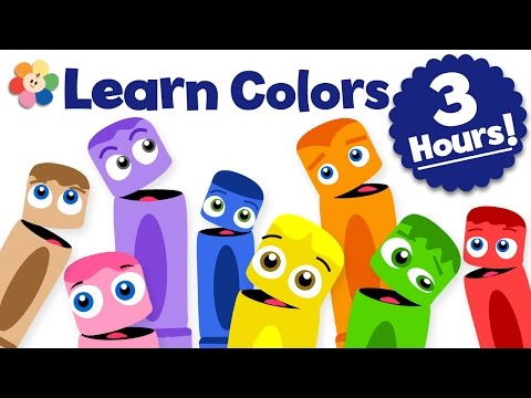 Learn Colors for Kids | Color Learning Videos for Kids | 3 Hour Color Crew Compilation | BabyFirst