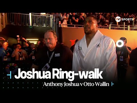 HE MEANS BUSINESS! 😐 | Anthony Joshua's Legendary Ring Walk 