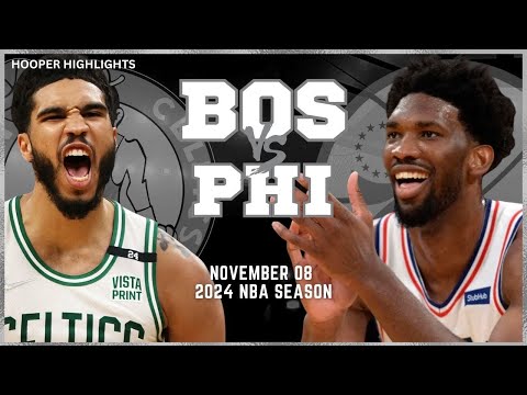 Boston Celtics vs Philadelphia 76ers Full Game Highlights | Nov 8 | 2024 NBA Season