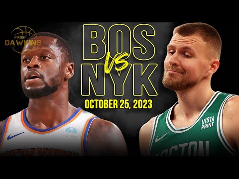 Boston Celtics vs New York Knicks Full Game Highlights | October 25, 2023 FreeDawkins