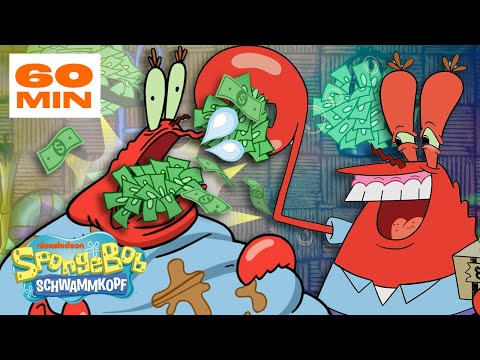 SpongeBob | Mr. Krabs' GIERIGSTE Pl&auml;ne, um an Geld zu kommen 🤑 | SpongeBob Schwammkopf