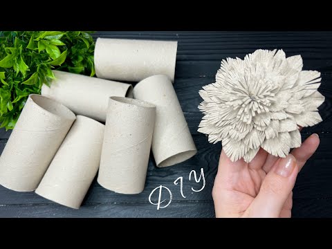 Easy Recycling Craft Idea Paper Decoration DIY Paper Rolls