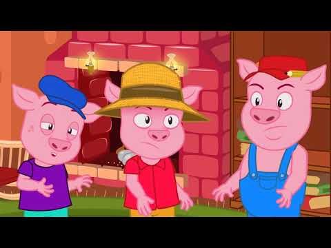 Three Little Pigs Story | English Fairy Tales And Bedtime Stories |  storytime