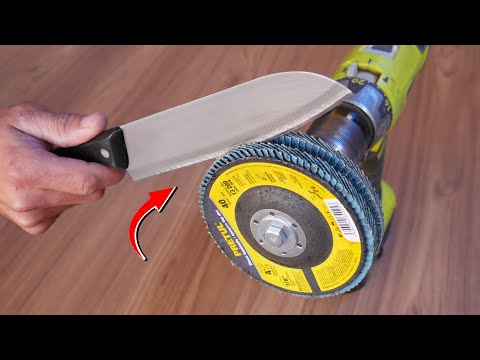 NEW METHOD REVEALED! How to sharpen knives in an extremely simple way!