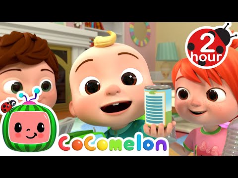 Recycling Truck Sing Along + More | Cocomelon Nursery Rhymes | Moonbug - Our Green Earth