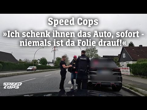 Speed Cops: Fahrer verwettet seinen BMW X5 M | SPIEGEL TV f&uuml;r DMAX