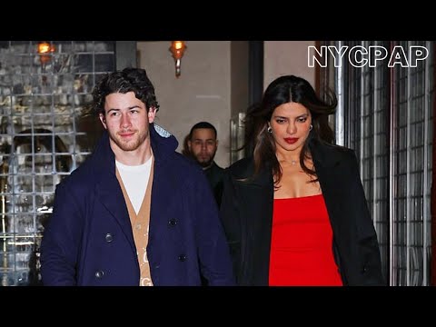 Priyanka chopra &amp; husband Nick Jonas heads to dinner at La Casa Cipriani