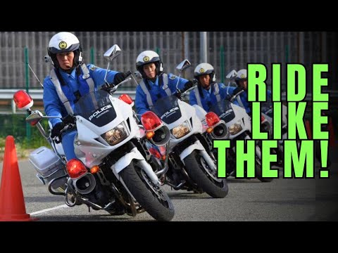 How Japanese MOTORCYCLE POLICE Get Such a Perfect Balance on a Motorcycle