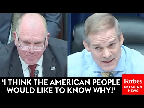 JUST IN: Jim Jordan Questions Ex-ICE Chief About Record Border Crossings