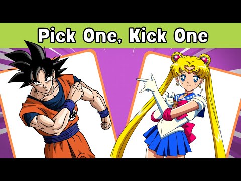 Pick One, Kick One ( Anime Edition: INSANE DIFFICULTY) 70 Characters