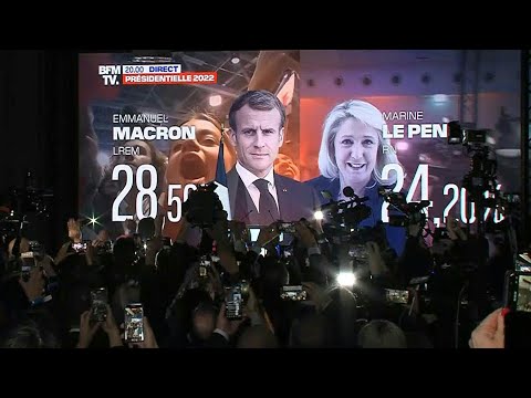 Macron bei Pr&auml;sidentenwahl vor Rechtspopulistin Le Pen | AFP