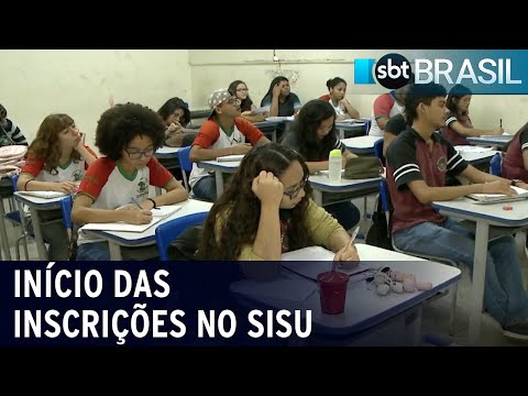 Come&ccedil;am inscri&ccedil;&otilde;es no Sisu; programa oferece vagas em universidades p&uacute;blicas | SBT Brasil (22/01/24)