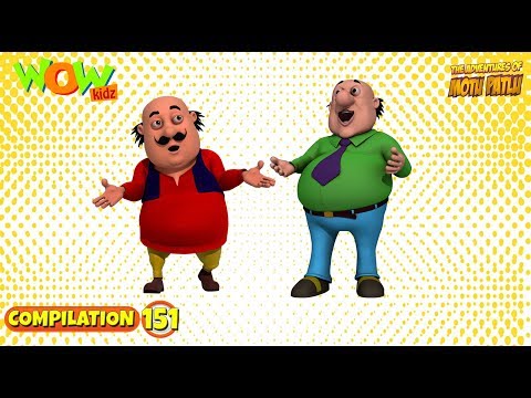 Motu Patlu - Non stop 3 episodes | 3D Animation for kids - 