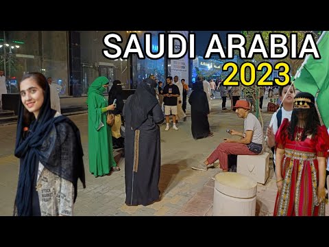 Saudi Arabia 2023 | Wonderful Saudi 93 National Day Night Life In Riyadh