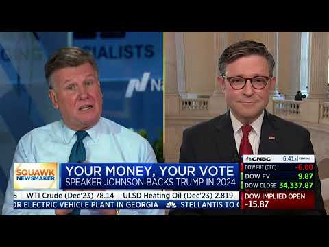 Speaker Johnson Joins CNBC's Squawk Box