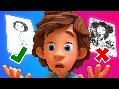 Mom's Portait Gets RUINED! ✏️ | The Fixies | Animation for Kids