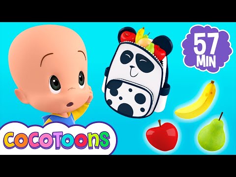 Las frutas m&aacute;gicas de Cuqu&iacute;n 🍎🍐🍌 Aprende las frutas con Cuqu&iacute;n y Fantasma  - Cocotoons