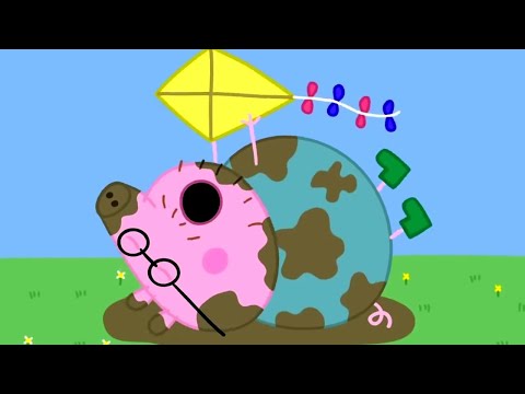 Kids Videos | Peppa Pig And Mandy Mouse Fly a Kite | Peppa Pig Peppa Pig Official | New Peppa Pig