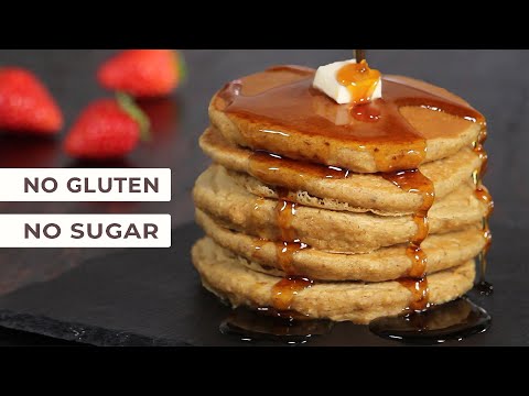Fluffy Oat Pancakes | No Banana, No Flour, No Sugar | How Tasty Channel