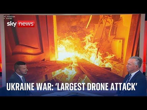 Ukraine War: 'Largest drone attack of the war' hits Kyiv