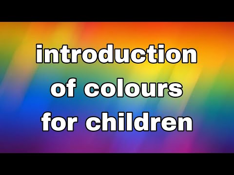 colours in english / children learning/ colours / வர்ணங்கள் / play school kids/ let's learn