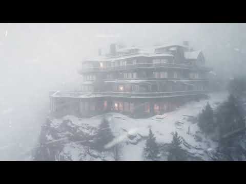 Heavy Snowstorm Hits Mountain Resort ┇Blizzard Sounds for Sleeping┇Howling Wind &amp; White Noise