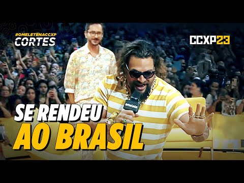 JASON MOMOA PEDE DESCULPA AOS BRASILEIROS NA CCXP23