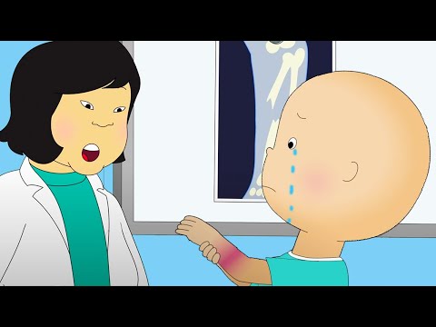 BROKEN BONE | Caillou Cartoon