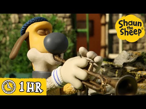 Shaun the Sheep 🐑 Music! - Cartoons for Kids 🐑 Full Episodes Compilation [1 hour]