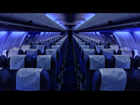 Airplane Cabin White Noise Jet Sounds | Great for Sleeping, Studying, Reading &amp; Homework | 10 Hours