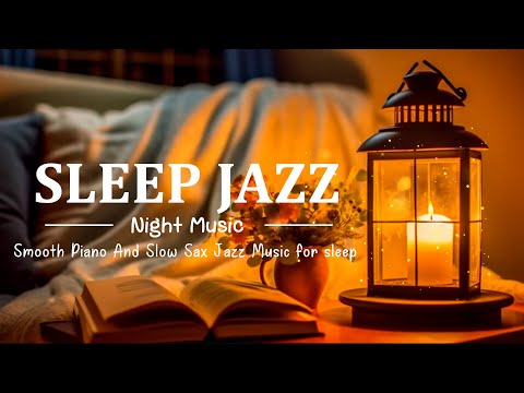 Sleep Jazz Music - Relaxing Sax Jazz Instrumental with Wave Sounds - Soft Jazz Piano for relax