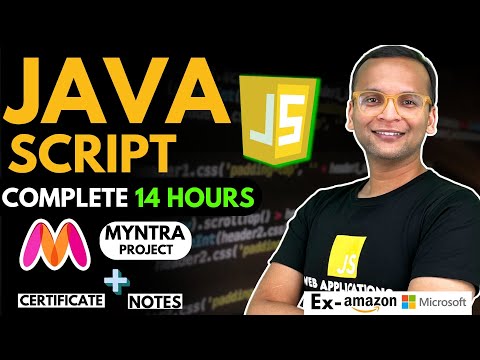 🚀 🔥 Complete JavaScript Tutorial (2023) 4 Projects | Notes | GitHub | Free Certification