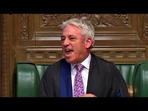 Speaker Bercow in furious exchange with MP on his last day