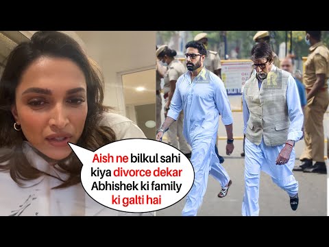 Deepika Padukone Supported Aishwarya for Leaving Bachchan Family &amp; filling Divorce Case