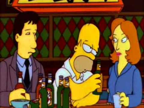 Mulder &amp; Scully On The Simpsons.wmv