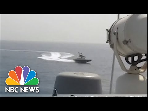 Watch: U.S. Navy Ships In Tense Encounter With Iranian Military Speedboats