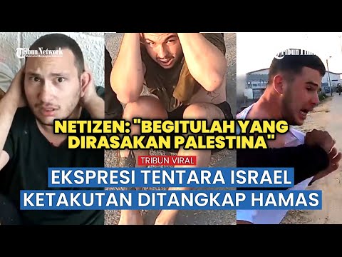 VIRAL!! Begini Ekspresi Ketakutan Tentara Israel Saat Ditangkap Pejuang Hamas