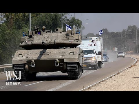 Watch: Israeli Military Tanks Seen Near Gaza Border | WSJ News