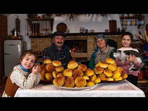 Making Cinnabon Cinnamon Rolls At Home | In Wood Oven