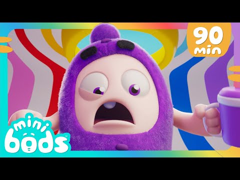 Jeff's Mess  | Minibods | Mini Oddbods | Baby Oddbods | Funny Cartoons For Kids