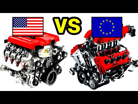 por qu&eacute;❓el v8 americano tiene tanto TORQUE 🇺🇸 y el de Ferrari 🇮🇹 tantas RPM?