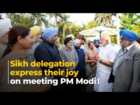 Sikh delegation express their joy on meeting PM Modi!