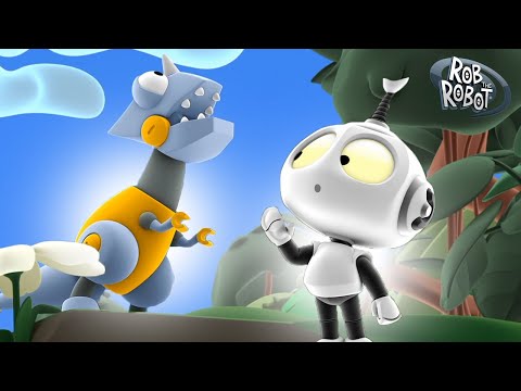 Dinosaur Roar | Rob The Robot | Preschool Learning