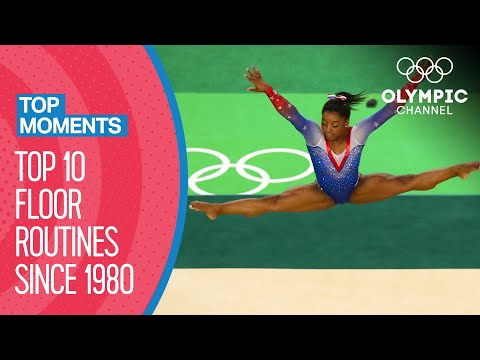 The last 10 gold-winning floor routines in Artistic Gymnastics | Top Moments