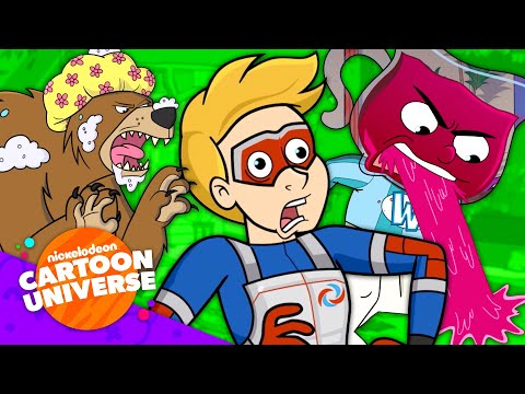 WEIRDEST Moments from The Adventures of Kid Danger! 🦸 | Nickelodeon Cartoon Universe