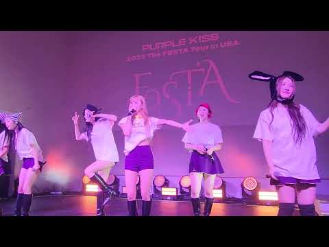 Purple Kiss - Skip Skip &amp;amp; Twinkle - Live 2023 Festa Tour Nashville