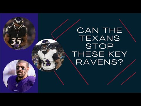 Can the Texans Stop These Three Ravens Players?