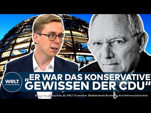 WOLFGANG SCH&Auml;UBLE TOT: CDU tief getroffen - Amthor empfindet &quot;pers&ouml;nlichen Verlust&quot; | WELT Thema